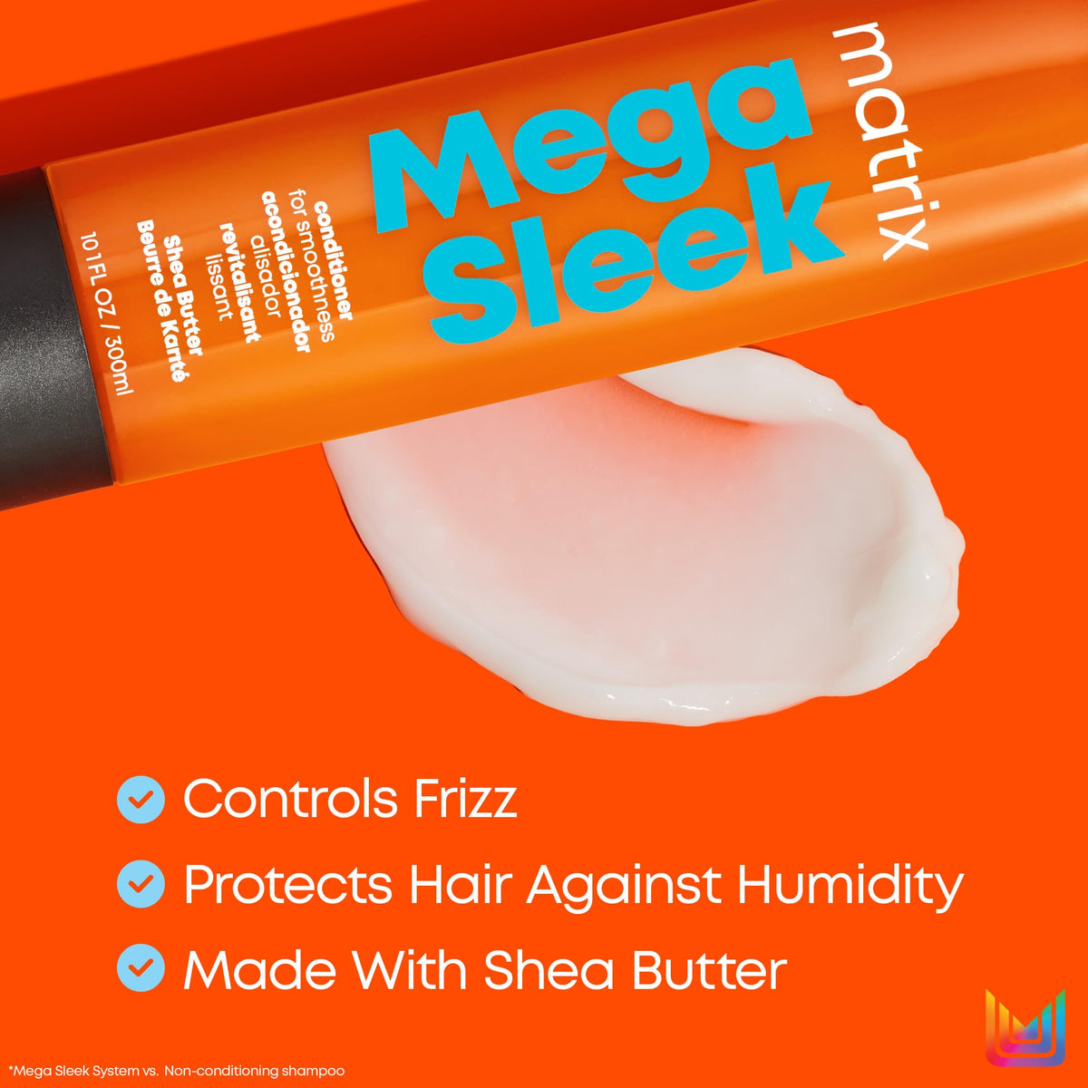 Matrix conditioner open cap texture showing creamy formula benefit