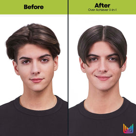 Matrix Over Achiever applied on fingers demonstrates easy reworkable styling control