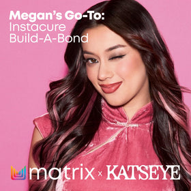 MATRIX shampoo pouring into hand for easy application and even coverage