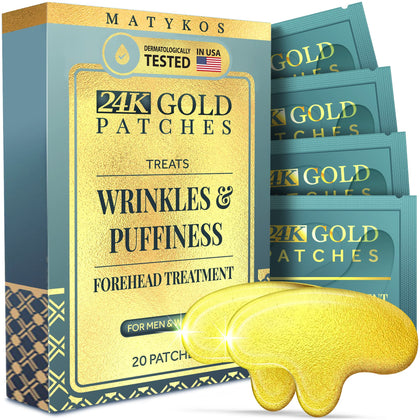 Matykos front packaging showing 20 golden sachets and benefits