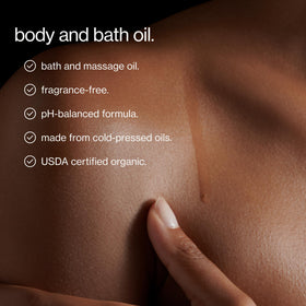 MAUDE used in a massage scene showing smooth glide and skin conditioning