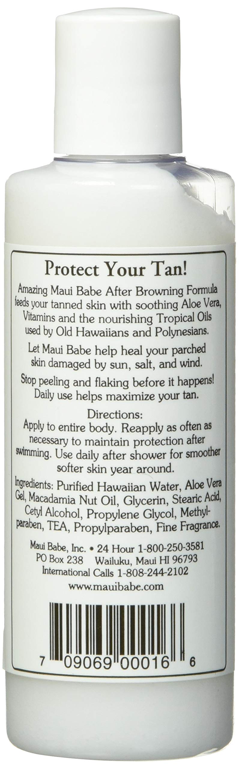 Maui Babe lotion being smoothed on skin to lock in moisture