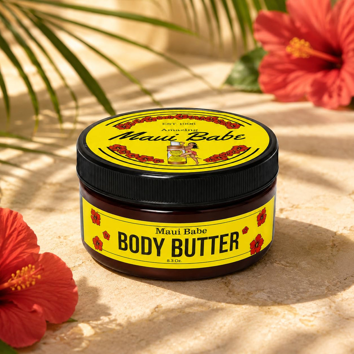 Maui Babe open jar texture close-up highlighting rich moisturizing benefit