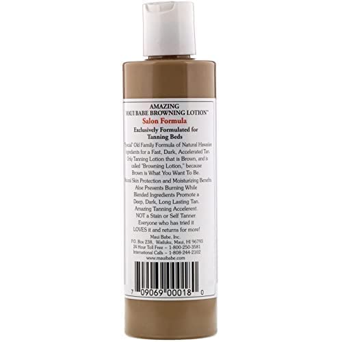 Maui Babe lotion texture close-up highlighting smooth consistency and moisturizing benefit