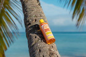 Maui Island Secret applied on leg demonstrating smooth coverage and enhanced bronzing