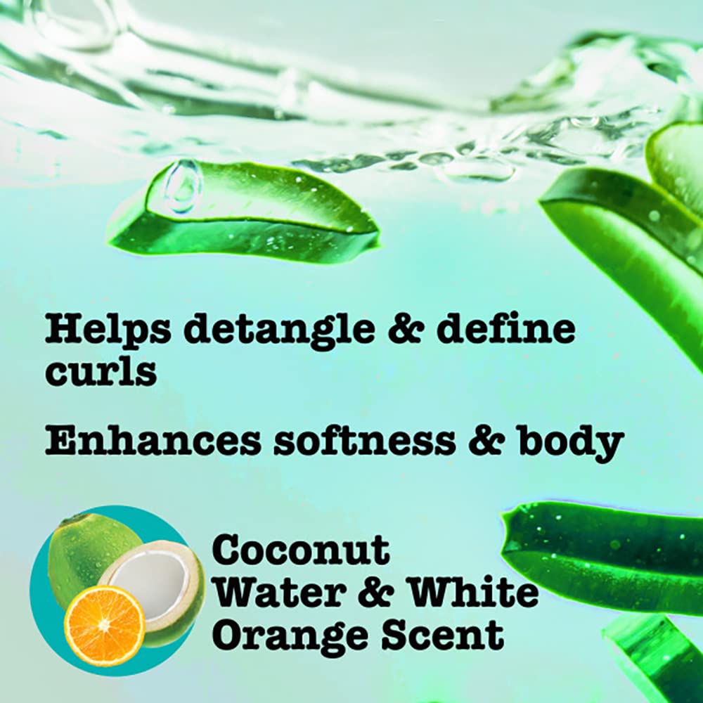 Maui Moisture ingredients display with aloe and coconut for nourishing hydration