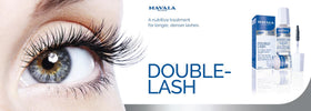 MAVALA bottle on bathroom counter in nightly beauty routine