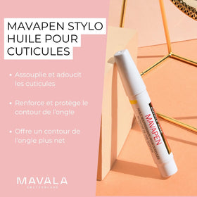 MAVALA oil texture on skin showing non-greasy fast absorption
