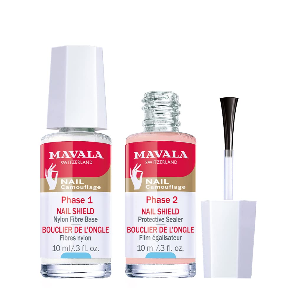 MAVALA open bottles with brushes ready to apply for convenient use