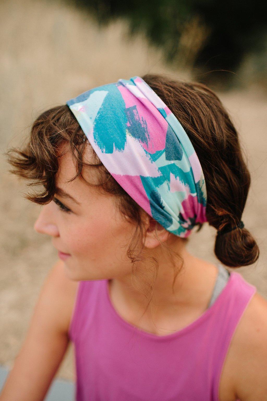 Maven Thread headband worn on morning run demonstrating sweat control
