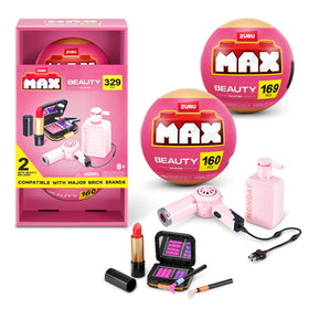 MAX front packaging showing the two-build beauty set and collectible appeal