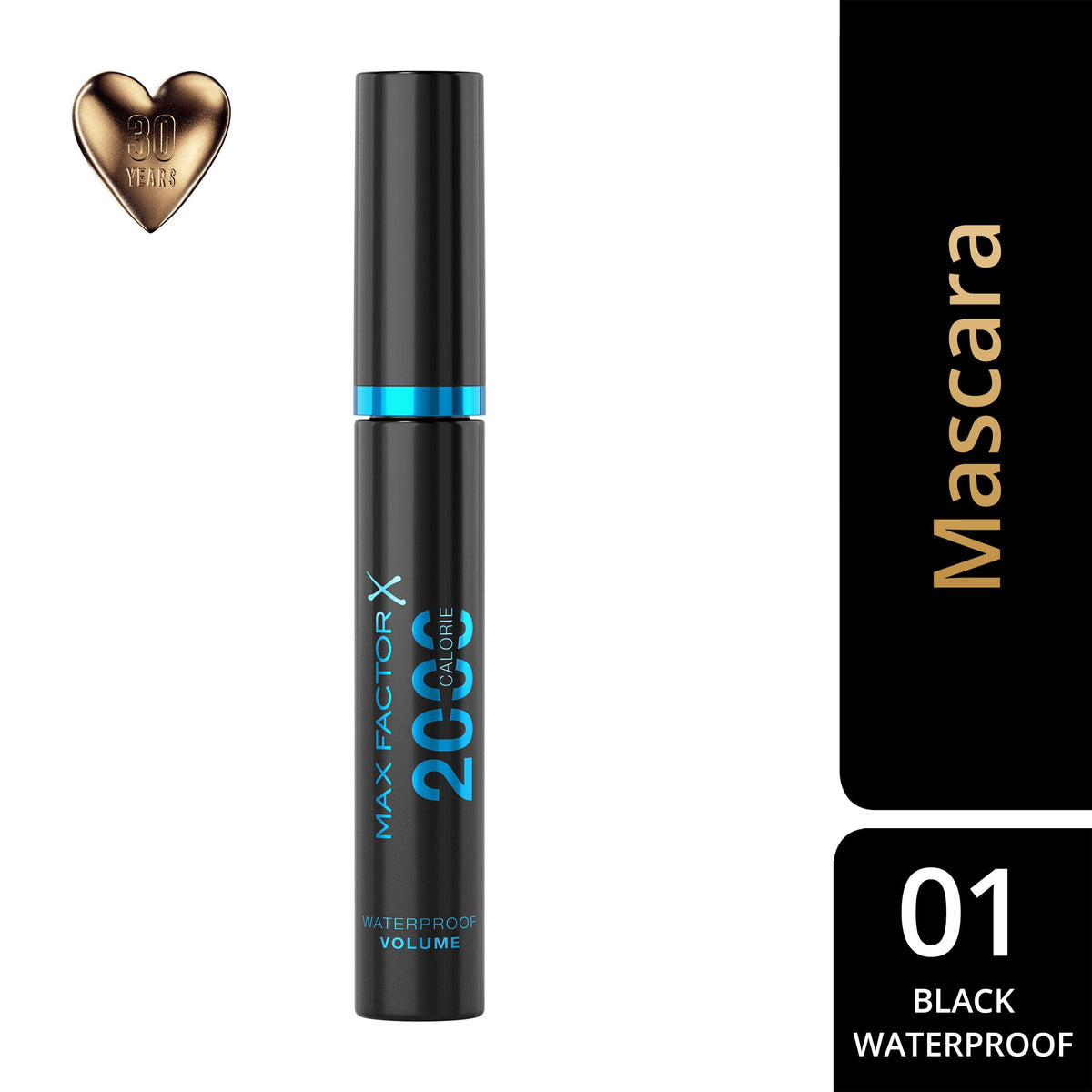 Max Factor wand close-up showing bristle texture for even volumizing application