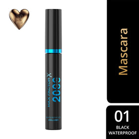 Max Factor wand close-up showing bristle texture for even volumizing application