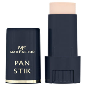 Max Factor Panstik front packaging showing shade 25 Fair and benefits