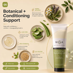 Max Green Alchemy in bathroom setting showing easy daily styling routine benefit