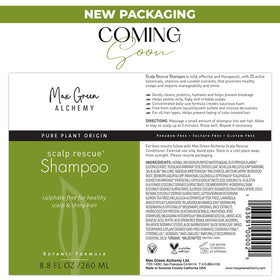 Max Green Alchemy pouring conditioner into hand for easy application