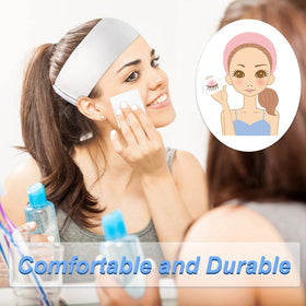 Maxcheck detail of disposable headband closure ensuring secure hair hold benefit