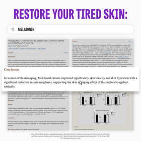 MAXCLINIC cream applied on hand demonstrating fast absorption benefit