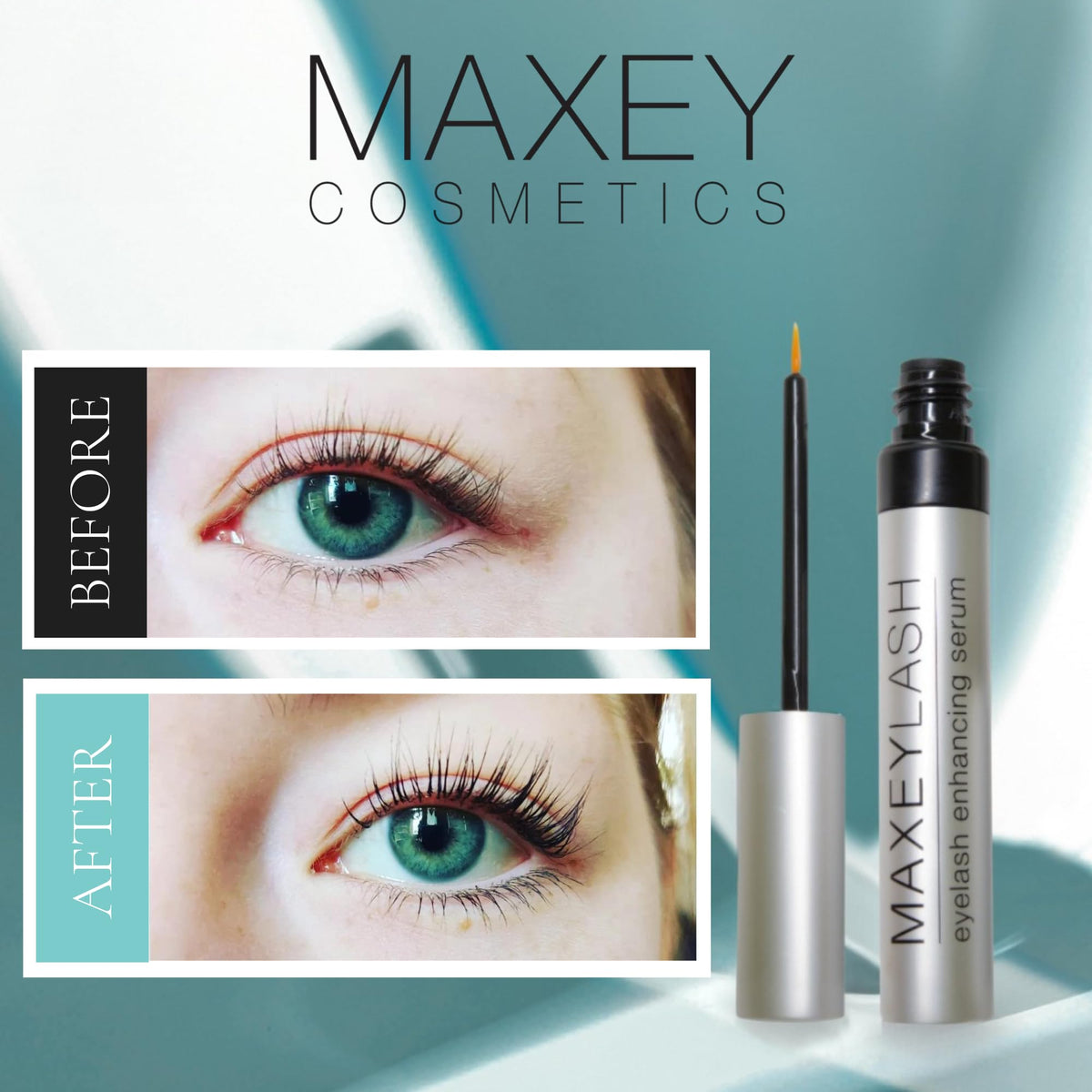 Maxey Cosmetics serum texture droplet highlighting lightweight hydration benefit