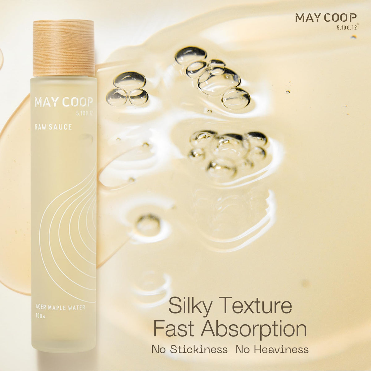 MAY COOP size comparison with everyday items showing 5.07 fl oz convenience