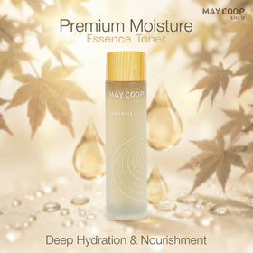 MAY COOP close-up texture of essence highlighting lightweight absorption