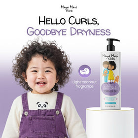 MAYA MARI child using shampoo in bath illustrating tear-free ease