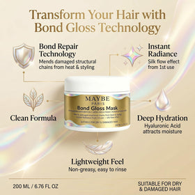 Maybe Paris mask texture close-up highlighting creamy formula and smooth results