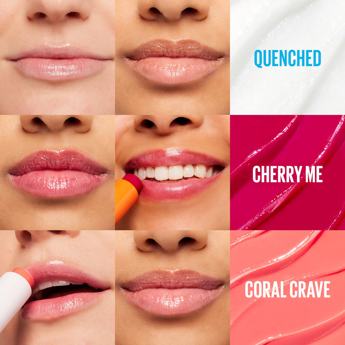 Maybelline Baby Lips Cherry Me open tube highlighting glossy tint and instant shine