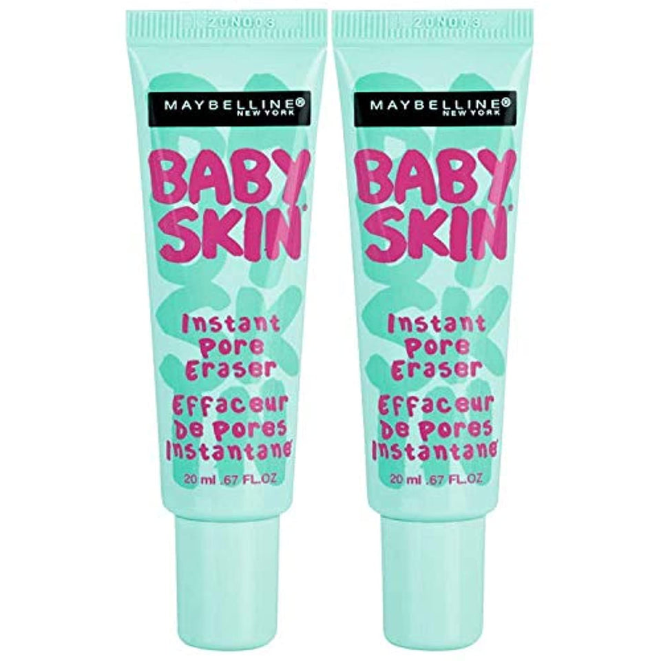 Maybelline front packaging showing product name and two-count value for convenience
