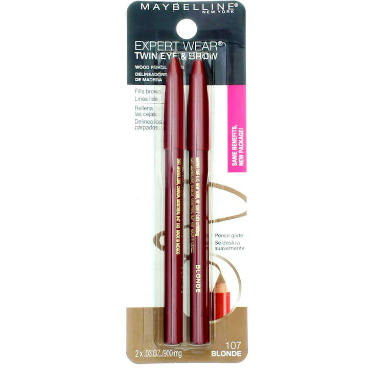 Maybelline front pack of four blonde pencils showing product grouping and value