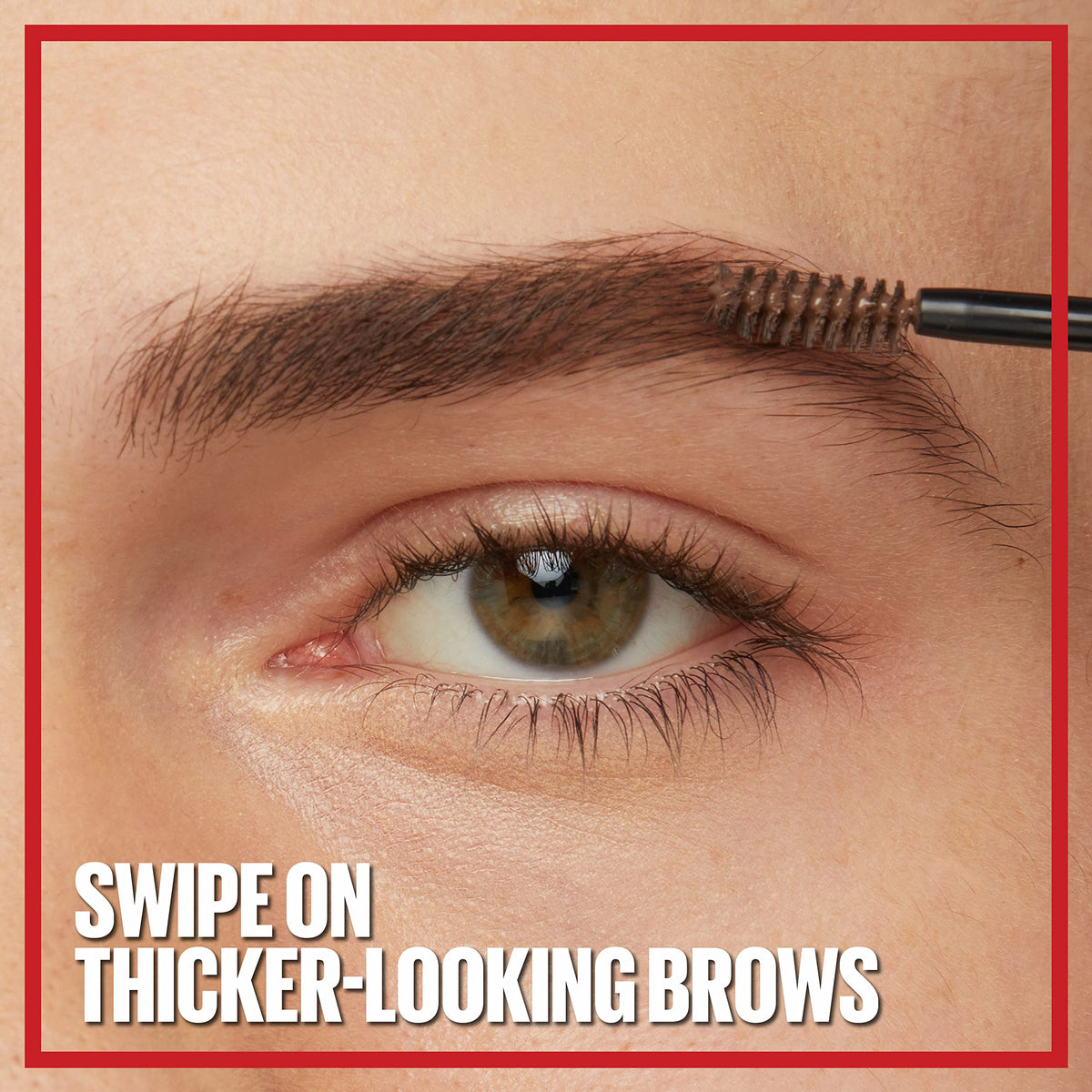 Maybelline before and after brows comparison showing thicker-looking results