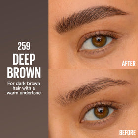 Maybelline Brow Inserts micro-needle pen tip close-up for precise hair-like strokes