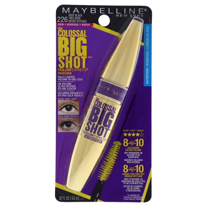 MAYBELLINE Colossal Big Shot front packaging showing bold black tube and brand