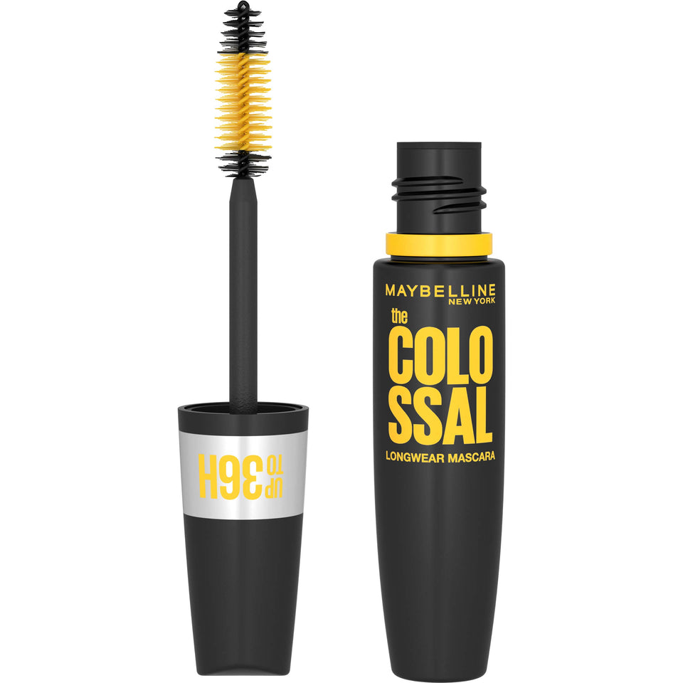 Maybelline Colossal front packaging showing product and benefit of bold volume