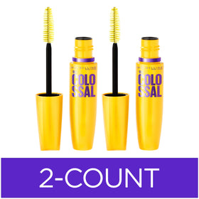 MAYBELLINE front packaging highlighting volumizing benefits and easy identification