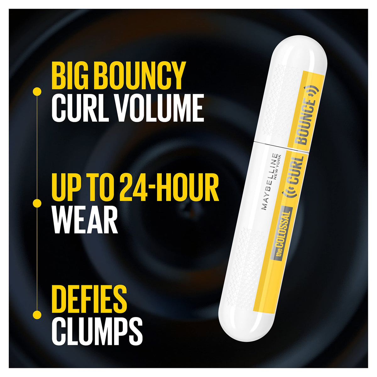 MAYBELLINE Curl ’N’ Bounce brush close-up illustrating precise lash separation