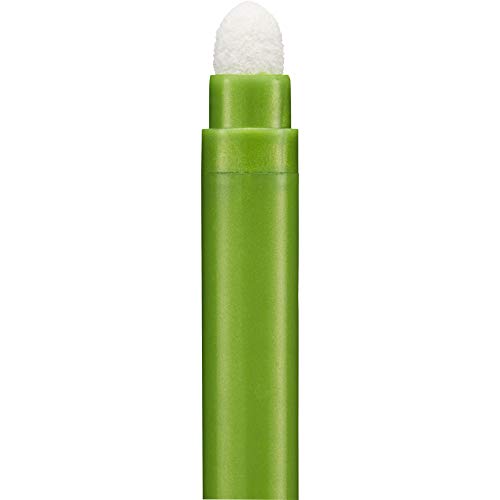MAYBELLINE pencil beside a ruler showing compact travel-friendly size