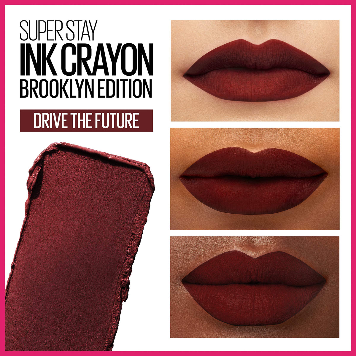 MAYBELLINE close-up of crayon tip for precise lining and control