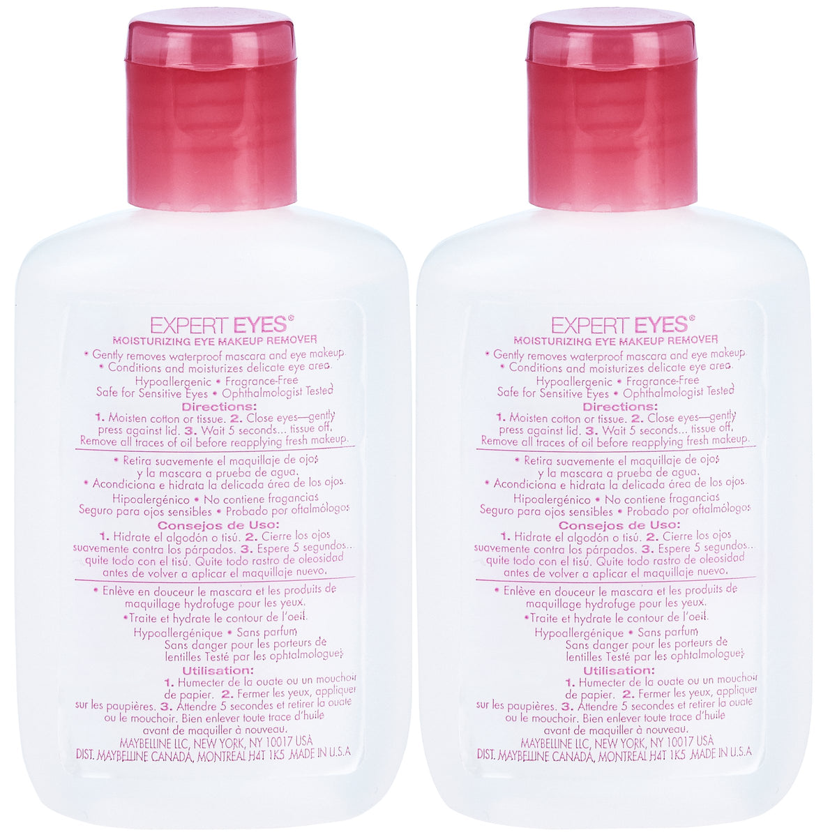 MAYBELLINE close-up of bottle texture and cap, highlighting easy-dispense benefit