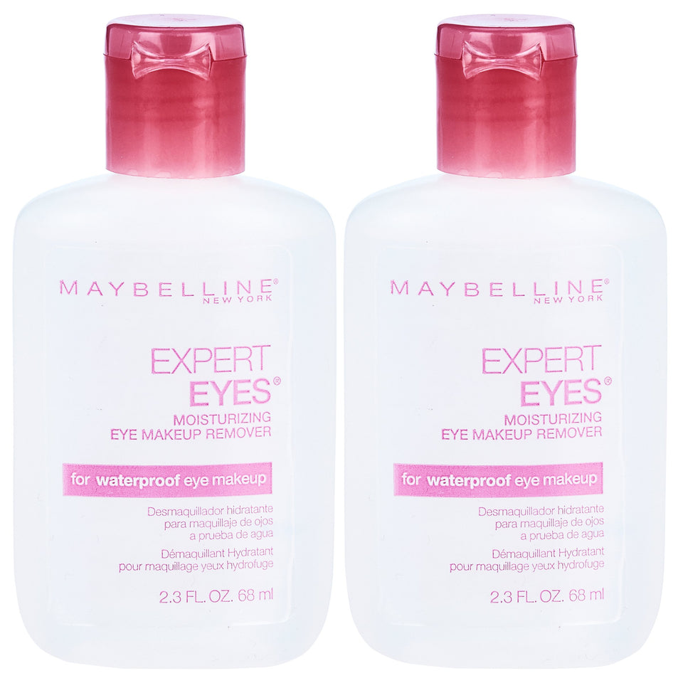 MAYBELLINE front packaging showing two bottles and label, clear and reassuring