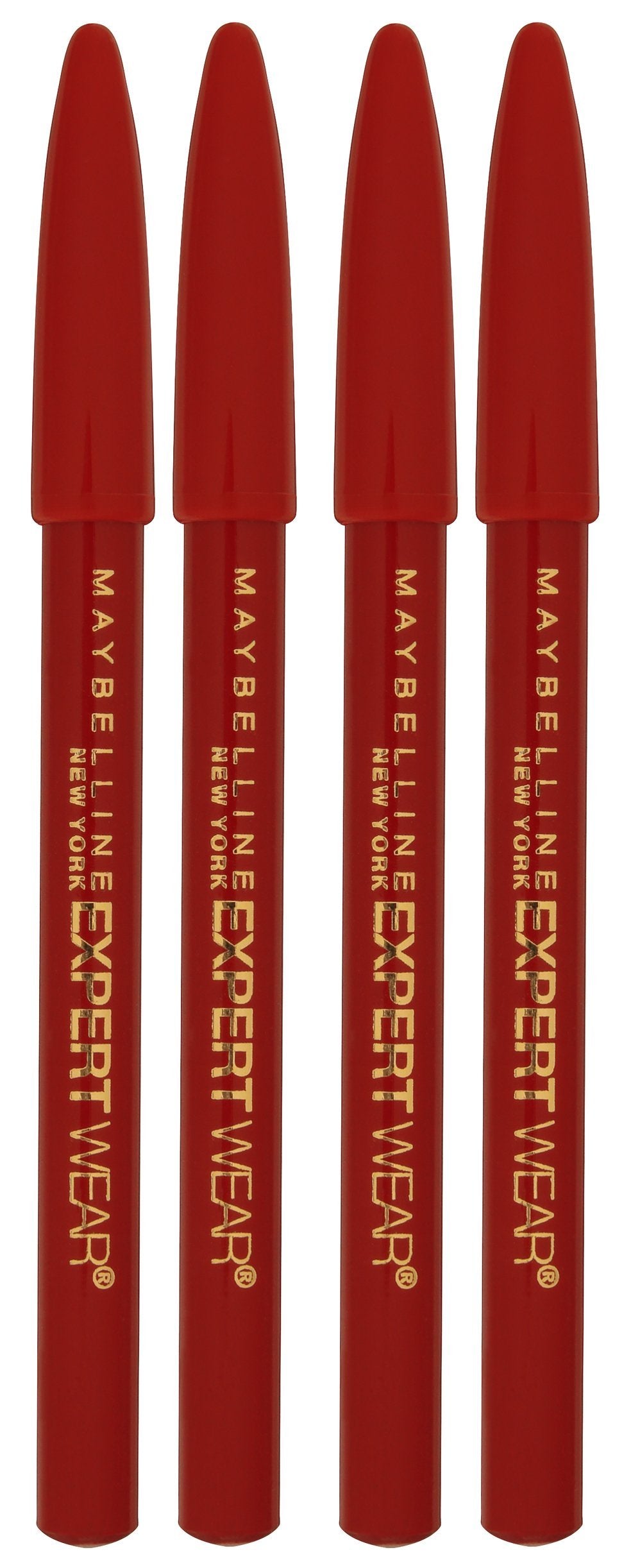 Maybelline close-up of sharpened pencil tip showing smooth pigment and control benefit