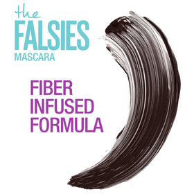 Maybelline Falsies before and after lashes showing dramatic volume