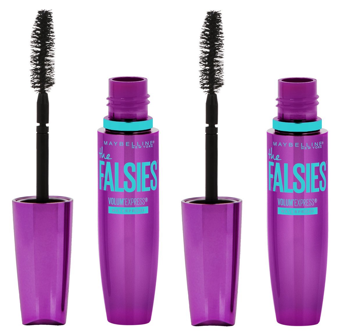 Maybelline Falsies front packaging showing bold Very Black and volume benefits