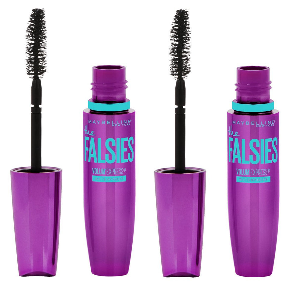 Maybelline Falsies front packaging showing bold Very Black and volume benefits