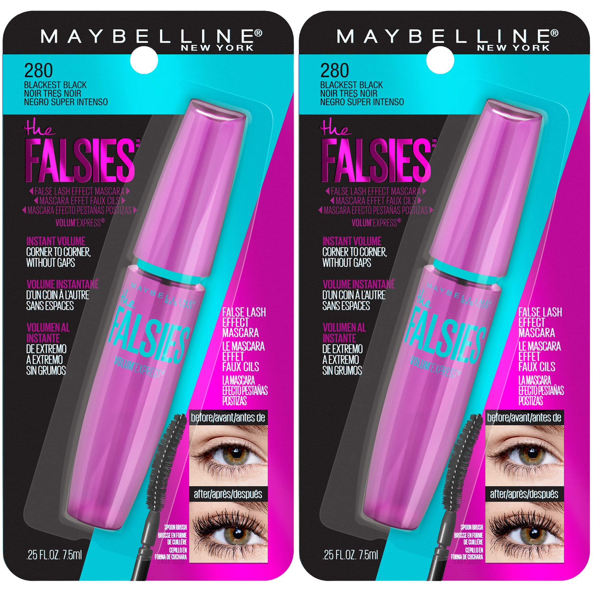 Maybelline closeup of spoon-shaped wand for precise lift