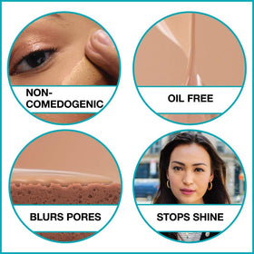 Maybelline shade 220 Natural Beige swatch on arm for accurate color match