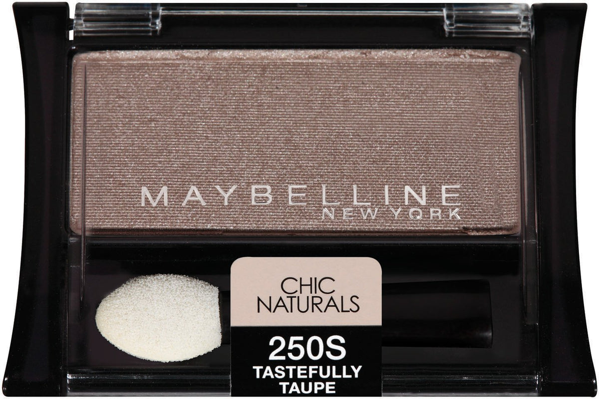 Maybelline front packaging showing the single pan and shade to aid shade selection