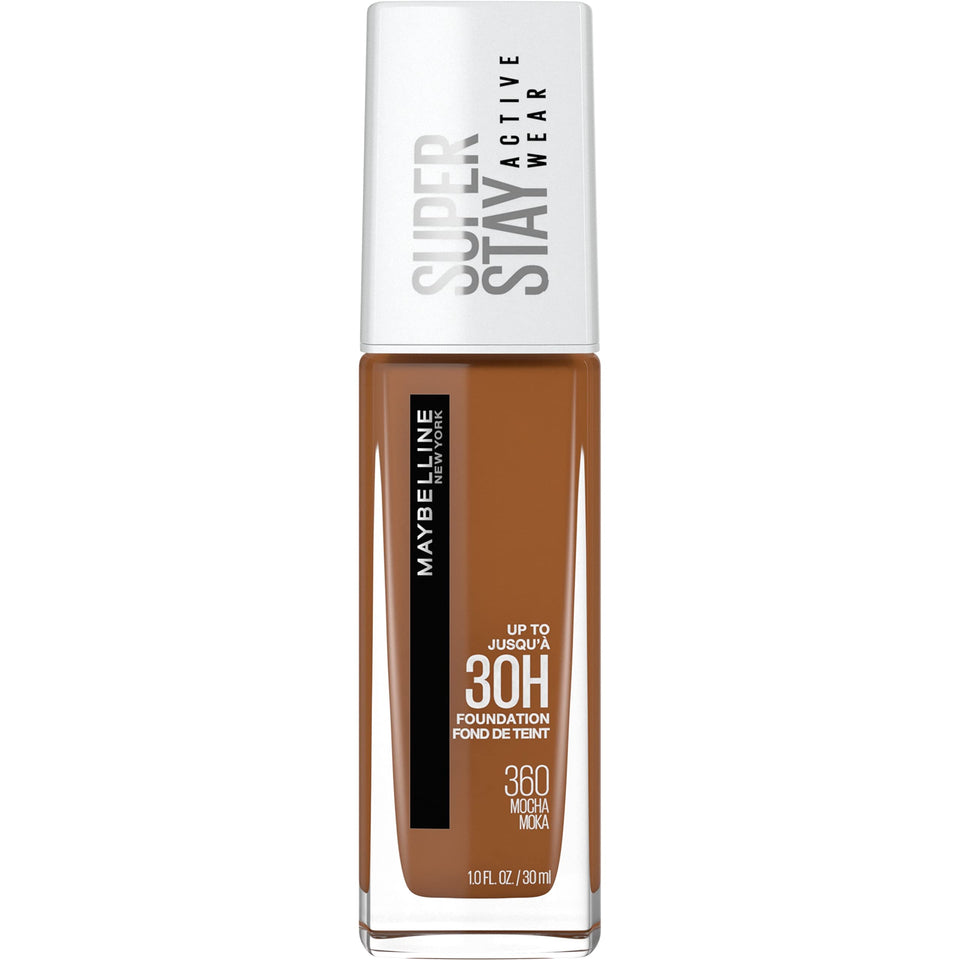Maybelline front packaging showing Mocha shade and matte benefit