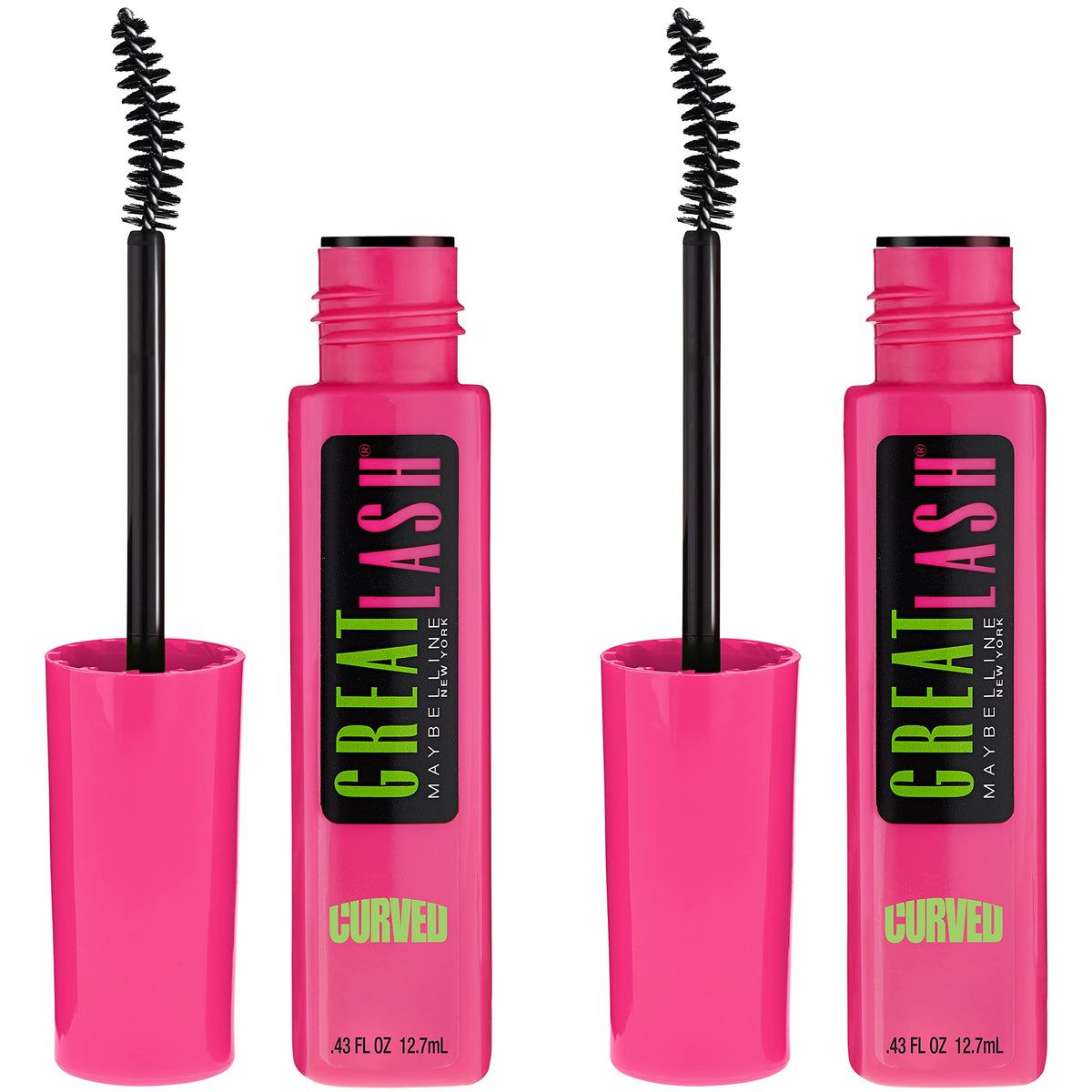 Maybelline Great Lash front packaging showing product and shade Very Black benefit bold lashes