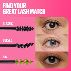Maybelline open cap revealing label and wand base for formula clarity benefit ingredient transparency